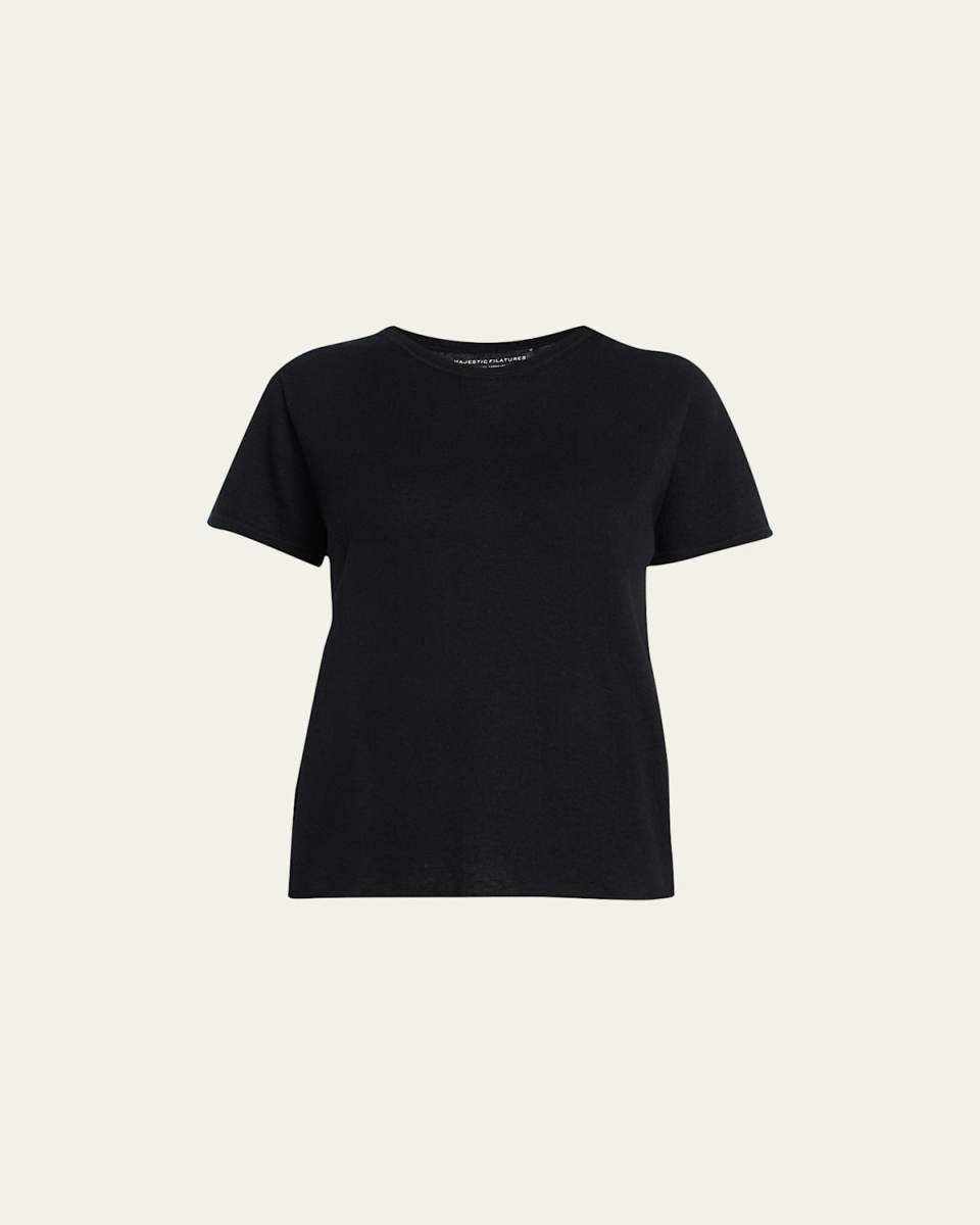 Machine Washable Cashmere Crewneck Top